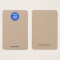 Add Your Logo Earring Kraft Display Card