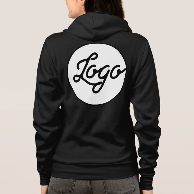 Add Your Logo Future Bestseller Author Customize Hoodie (Back)