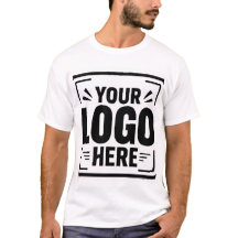 Add Your Logo Here Custom T-Shirt | Personalized L