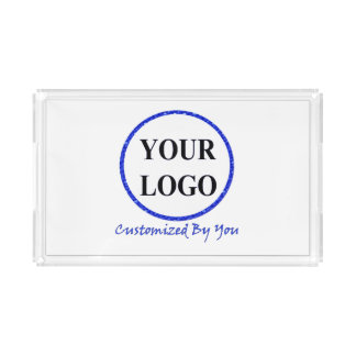 ADD YOUR LOGO HERE CUSTOM WEDDING / Bridal Shower  Acrylic Tray