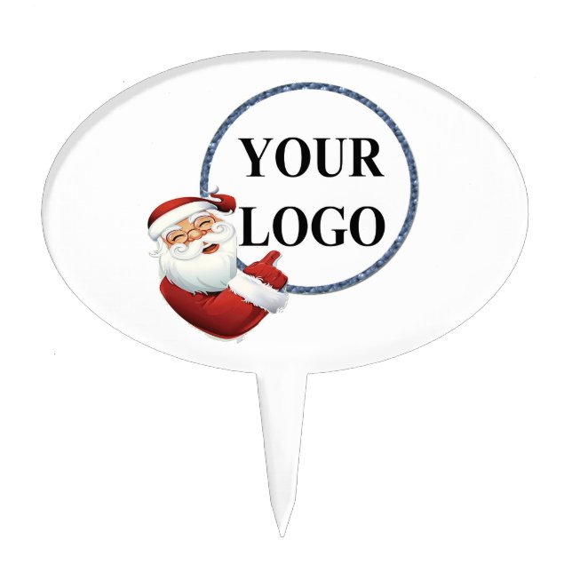 ADD YOUR LOGO HERE CUSTOM WEDDING Cake Topper (Front)