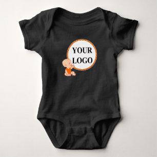 ADD YOUR LOGO HERE For Kids Baby Shower Party Bodysuit