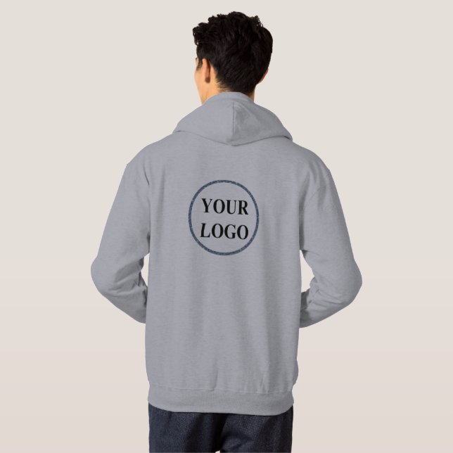 ADD YOUR LOGO HERE HOODIE (Back Full)