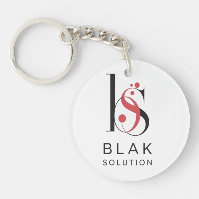 add your logo here keychain (Front)