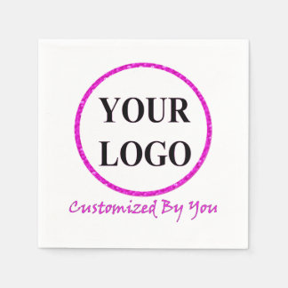 ADD YOUR LOGO HERE NAPKINS