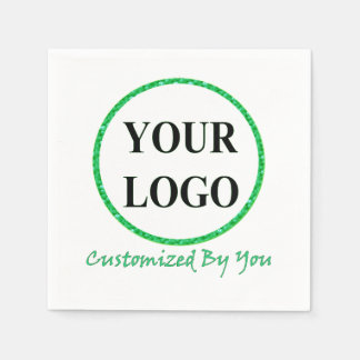ADD YOUR LOGO HERE NAPKINS