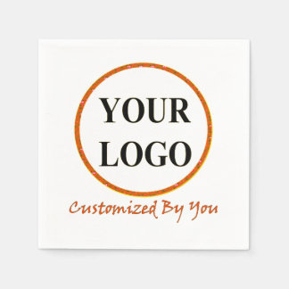ADD YOUR LOGO HERE NAPKINS