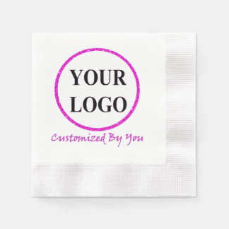 ADD YOUR LOGO HERE NAPKINS