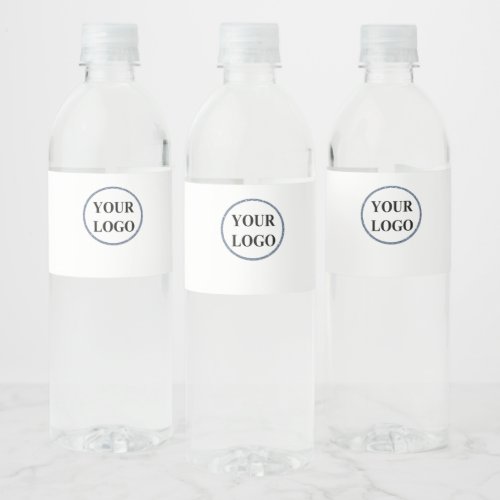 ADD YOUR LOGO HERE  WATER BOTTLE LABEL