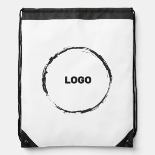 add your logo in a drawstring bag