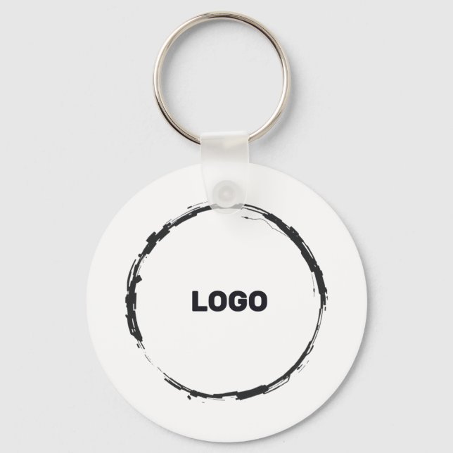 add your logo in a keychain (Front)