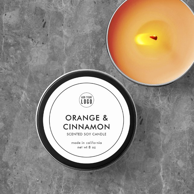 Add Your Logo Minimalist Modern Product Label (Creator Uploaded)