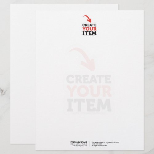 Add your Logo Mobile Notary Public Signing Agent Letterhead