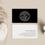 Add Your Logo | Modern Black and white Business Card