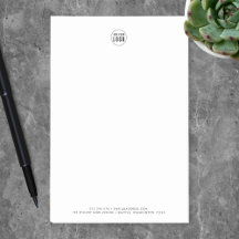 Add Your Logo Modern Minimalist Personalized 