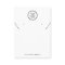Add Your Logo Necklace Earrings Display Card