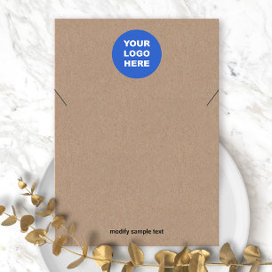 Add Your Logo Necklace  Kraft Display Card