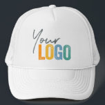 Add Your Logo, No Minimum, Green Promotional Logo  Trucker Hat<br><div class="desc">Easily personalize this high quality promotional hat with your own company logo and custom text. Simply delete the text if you just need a logo. No minimum and no set up fee! Available in many colors. Logo Hats are an easy and effective way to create and increase your brand awareness...</div>