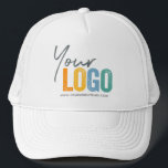 Add Your Logo, No Minimum, Green Promotional Logo  Trucker Hat<br><div class="desc">Easily personalize this high quality promotional hat with your own company logo and custom text. Simply delete the text if you just need a logo. No minimum and no set up fee! Available in many colors. Logo Hats are an easy and effective way to create and increase your brand awareness...</div>