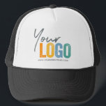 Add Your Logo, No Minimum, Green Promotional Logo  Trucker Hat<br><div class="desc">Easily personalize this high quality promotional hat with your own company logo and custom text. Simply delete the text if you just need a logo. No minimum and no set up fee! Available in many colors. Logo Hats are an easy and effective way to create and increase your brand awareness...</div>