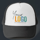 Add Your Logo, No Minimum, Green Promotional Logo  Trucker Hat<br><div class="desc">Easily personalize this high quality promotional hat with your own company logo and custom text. Simply delete the text if you just need a logo. No minimum and no set up fee! Available in many colors. Logo Hats are an easy and effective way to create and increase your brand awareness...</div>