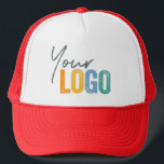 Add Your Logo, No Minimum, Green Promotional Logo  Trucker Hat<br><div class="desc">Easily personalize this high quality promotional hat with your own company logo and custom text. Simply delete the text if you just need a logo. No minimum and no set up fee! Available in many colors. Logo Hats are an easy and effective way to create and increase your brand awareness...</div>