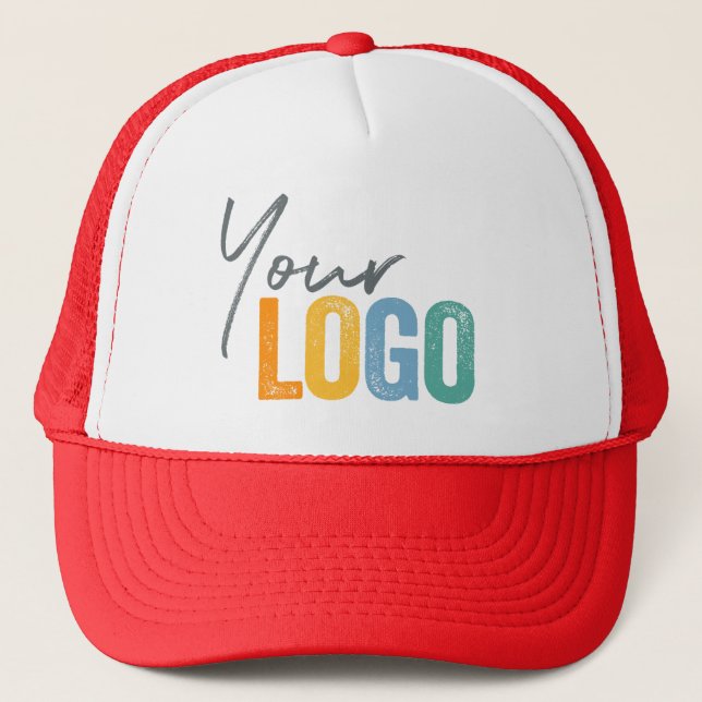 Add Your Logo, No Minimum, Green Promotional Logo  Trucker Hat (Front)
