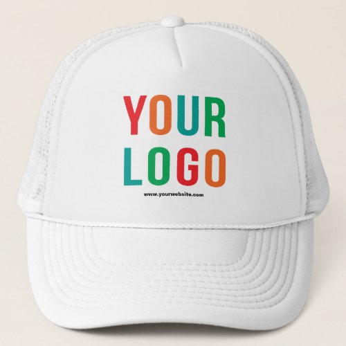 Add Your Logo No Minimum Promotional Logo Trucker Hat