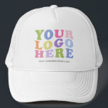 Add Your Logo, No Minimum, Promotional Logo  Trucker Hat<br><div class="desc">Easily personalize this high quality promotional hat with your own company logo and custom text. Simply delete the text if you just need a logo. No minimum and no set up fee! Available in many colors. Logo Hats are an easy and effective way to create and increase your brand awareness...</div>