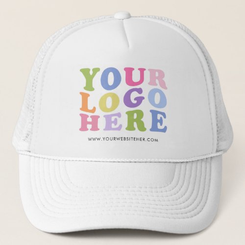 Add Your Logo No Minimum Promotional Logo  Trucker Hat