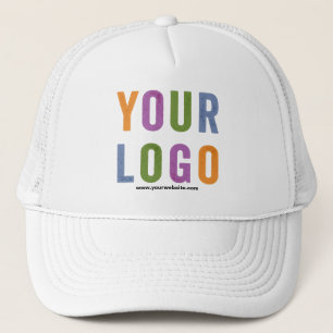 Add Your Logo, No Minimum Promotional Logo Trucker Hat