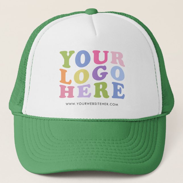 Add Your Logo, No Minimum, Promotional Logo  Trucker Hat (Front)