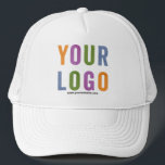 Add Your Logo, No Minimum Promotional Logo Trucker Trucker Hat<br><div class="desc">Easily personalize this high quality promotional hat with your own company logo and custom text. Simply delete the text if you just need a logo. No minimum and no set up fee! Available in many colors. Logo Hats are an easy and effective way to create and increase your brand awareness...</div>