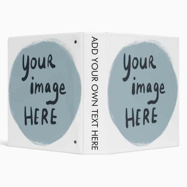 Add Your LOGO or Image CUSTOM  3 Ring Binder (Background)