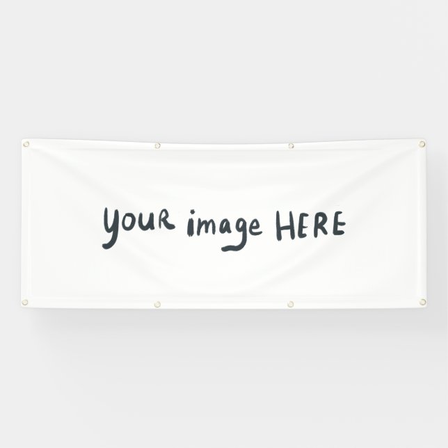 Add Your LOGO or Image CUSTOM Vinyl Banner (Horizontal)