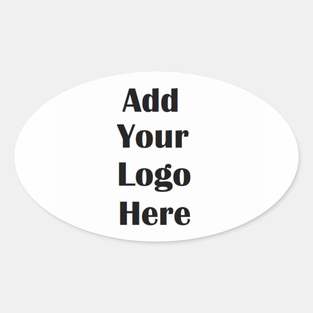 Add Your Logo Personalize Business Logo Stickers (Front)