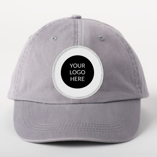 Add your logo personalized business simple patch (On Headwear)