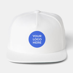 Add Your Logo Premium Flatbill  Snap Back Hat