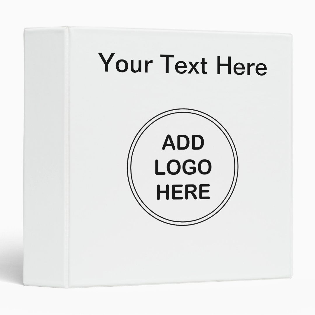 Add Your Logo Presentation Binders | Zazzle