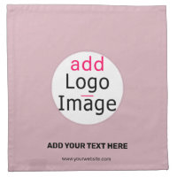 Add Your Logo Promo Customizable Dusty Rose Pink