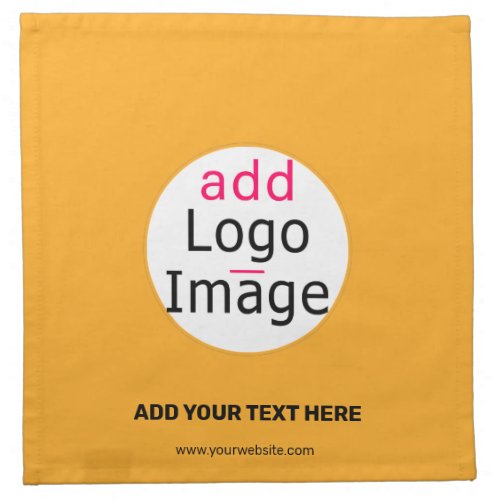 Add Your Logo Promo Customizable Macaroni  Cheese Cloth Napkin
