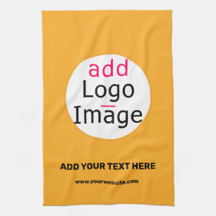 Add Your Logo Promo Customizable Macaroni & Cheese Kitchen Towel