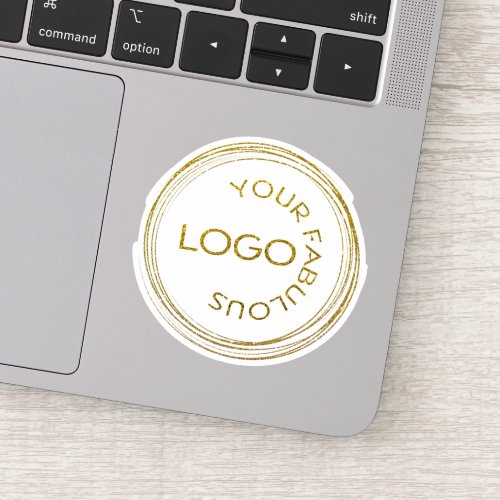 Add Your Logo promotional business Sticker