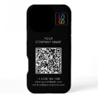 Add Your Logo QR Code Black and White Personalize