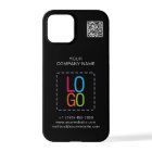 Add Your Logo QR Code Black and White Personalize