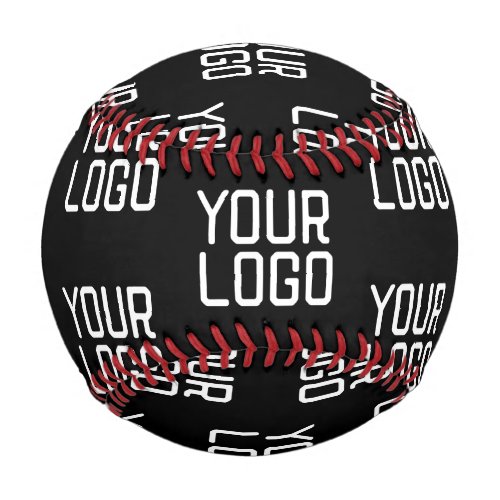 Add Your Logo Repeating Pattern Editable Template Baseball