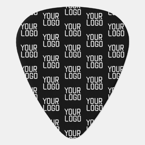 Add Your Logo Repeating Pattern Editable Template Guitar Pick