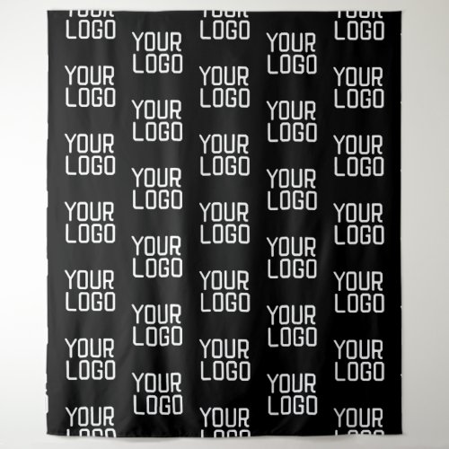 Add Your Logo Repeating Pattern Editable Template Tapestry
