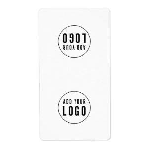 Add Your Logo Simple Bag Packaging Sticker