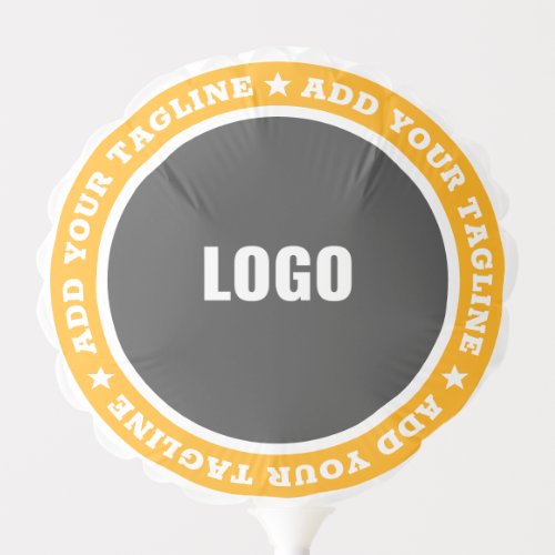 Add Your Logo Simple Modern Custom Photo Balloon